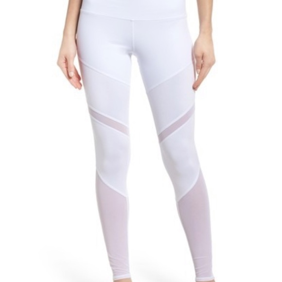 ALO Yoga Pants - Alo Yoga white Sheila high waist leggings